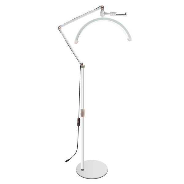 LED Half Moon Beauty Lamp Manicure Eyebrow Tattoos Eyelash Fill Light