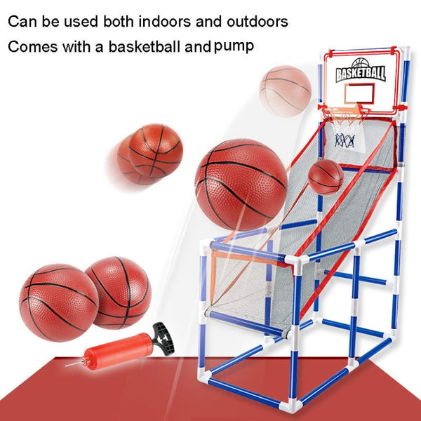 Children Indoor And Outdoor Large Mobile Basketball Frame Toys, Indoor And Outdoor