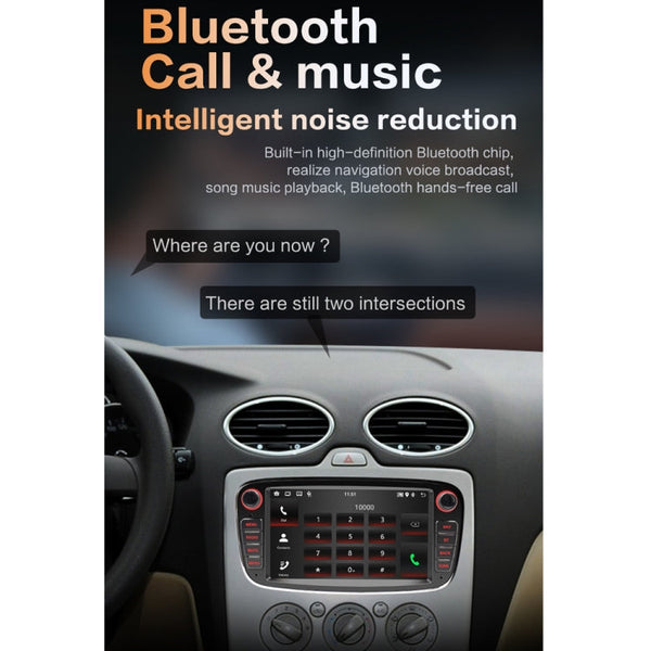 For Ford Focus 7 Inch HD Android Navigation Bluetooth RDS Radio