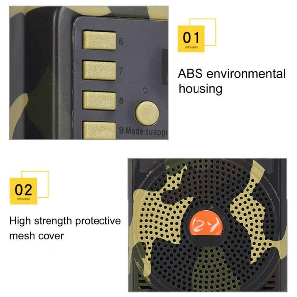 48W Wireless Bluetooth Voice Amplifier with Remote Control Supports USB/TF Card Playback