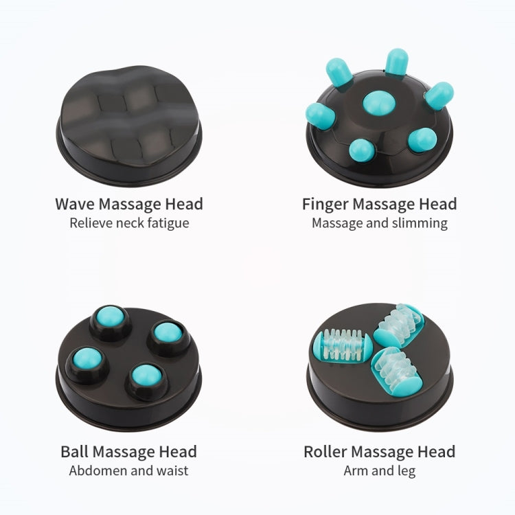 4 in 1 Electric Massager Handheld Fat Pusher Infrared Massager, 220V EU Plug, 110V US Plug