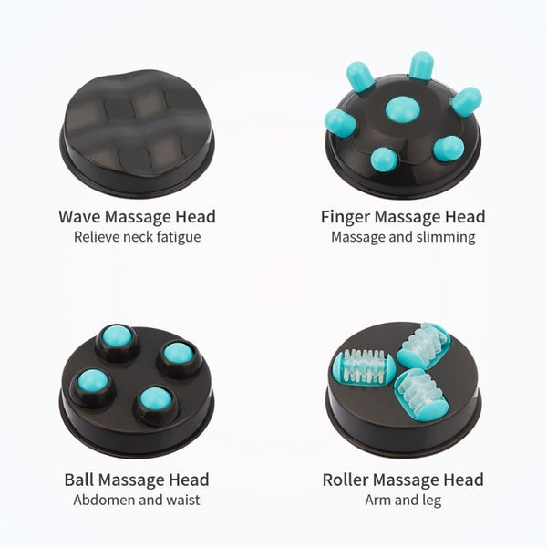 4 in 1 Electric Massager Handheld Fat Pusher Infrared Massager, 220V EU Plug, 110V US Plug