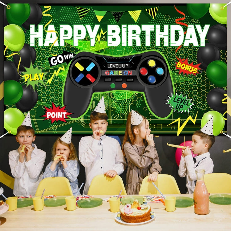 180x110cm Game Console Theme Birthday Background Birthday Party Decoration Banner
