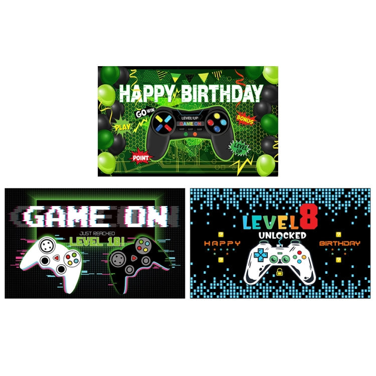 180x110cm Game Console Theme Birthday Background Birthday Party Decoration Banner