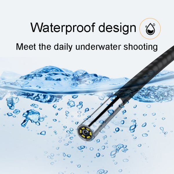 Teslong NTS300 5.5mm-1M Dual Lens Waterproof 5 Inch HD Industrial Borescope Auto Repair Tools