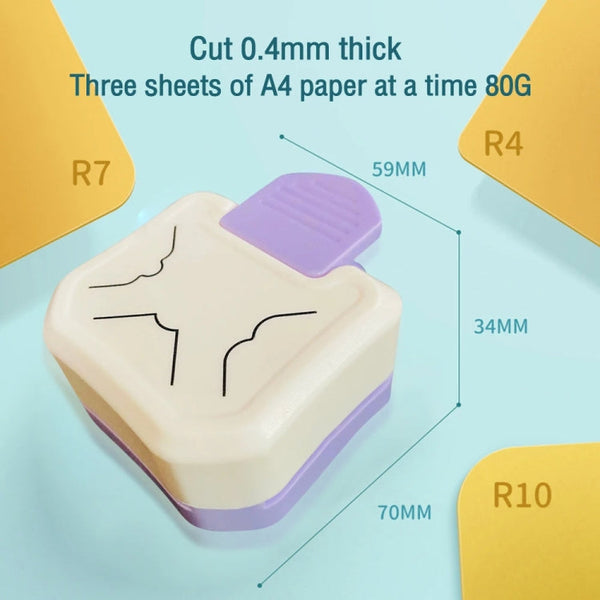 3 In 1 Fancy Corner Cutter Multi-angle Corner Cutter Chamfering Embosser