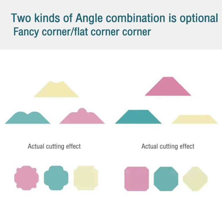 3 In 1 Fancy Corner Cutter Multi-angle Corner Cutter Chamfering Embosser