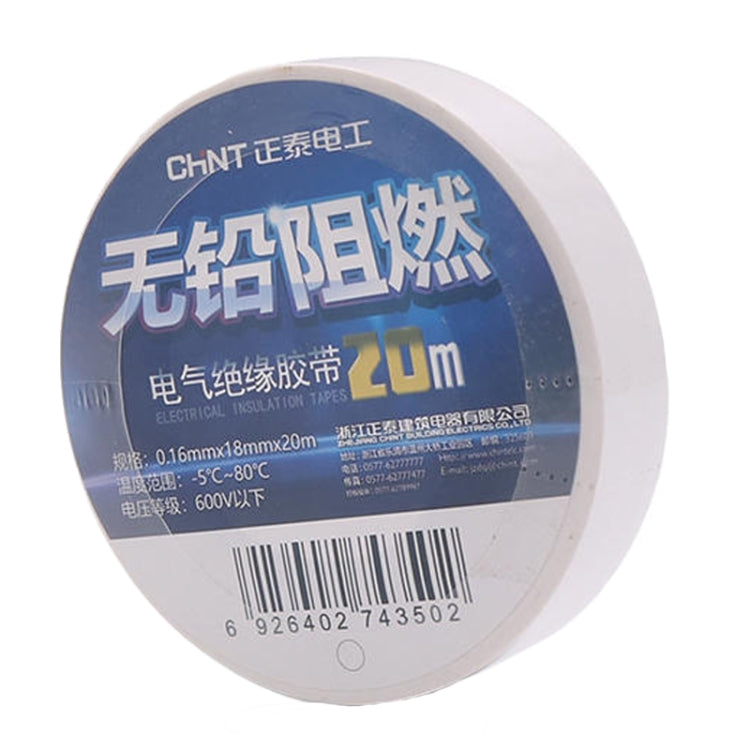 CHINT Electrical Tape Waterproof PVC Wire Insulation Tapes, 10m Blue, 20m Blue, 20m Black, 20m White