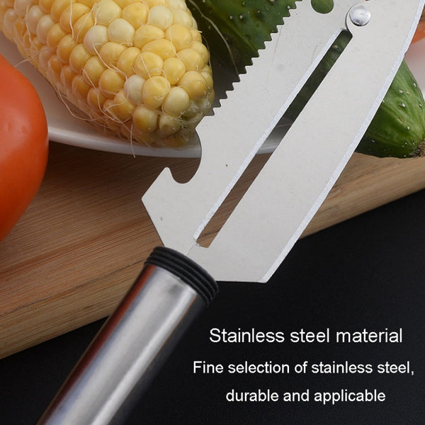 Multifunctional Stainless Steel Paring Knife Household Fruit And Vegetable Scraper Bottle Opener
