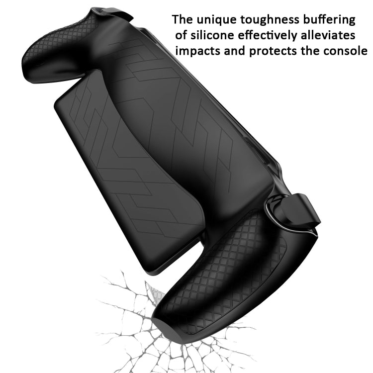 For Sony PS Portal Game Console Silicone Protective Cover Oil Spray All-Inclusive Protective Case, Silicone