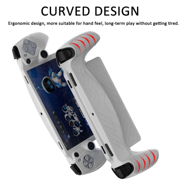 For Sony PS Portal Game Console Silicone Protective Cover Oil Spray All-Inclusive Protective Case, Silicone