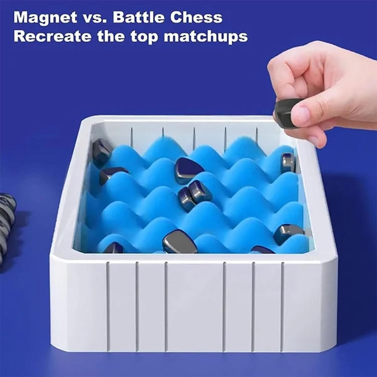 Magnetic Chess Game Fun Table Strategy Game for Kids and Adults, Sponge Model, Rope Model, Sponge Model Rock Chess, Rope Model Rock Chess
