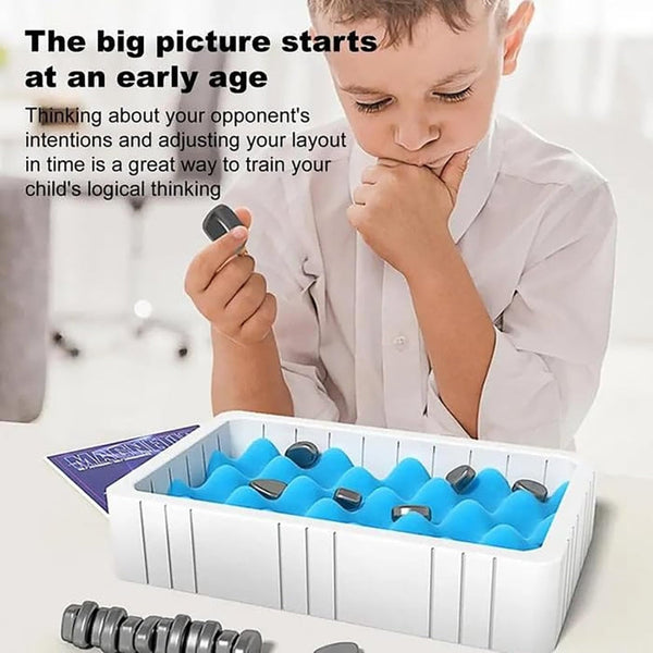 Magnetic Chess Game Fun Table Strategy Game for Kids and Adults, Sponge Model, Rope Model, Sponge Model Rock Chess, Rope Model Rock Chess