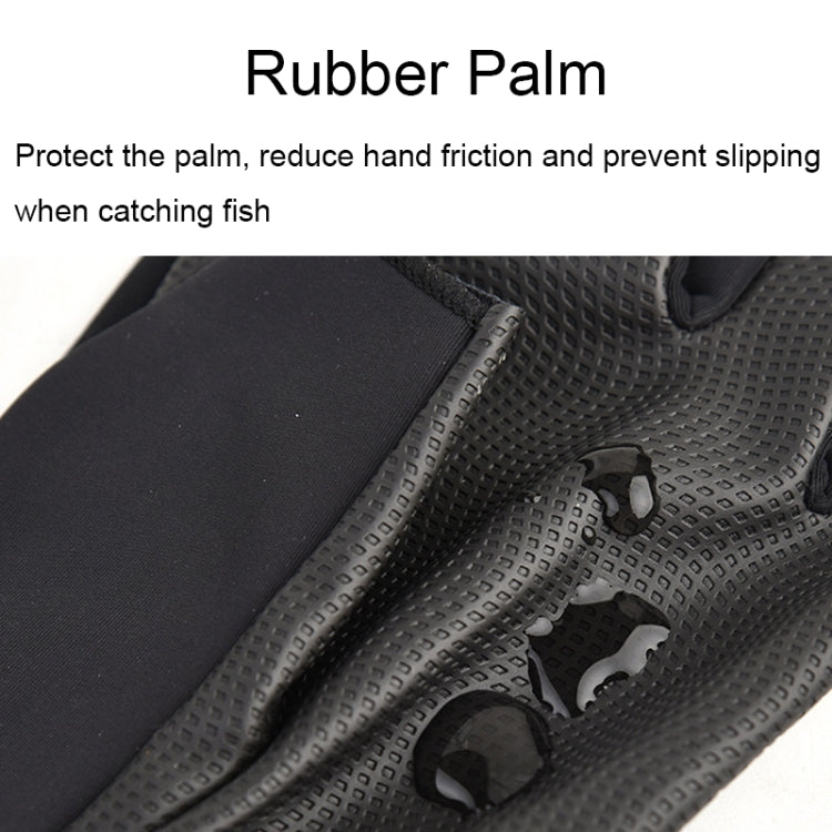 Fishing Fingerless Non-Slip Gloves Waterproof Wear-Resistant Lure Fishing Equipment