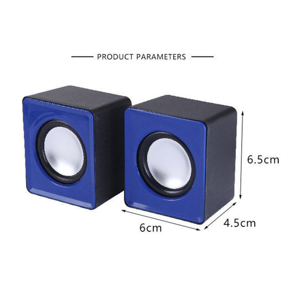101TD 2 In 1 Mini Small Audio USB Cable Computer Speakers