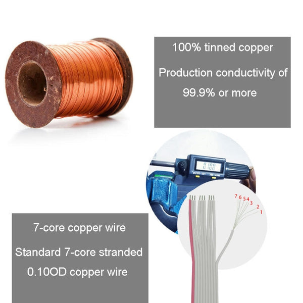 40P DuPont Cable Double-Ended Colorful Wires Wiring Terminal, 10cm, 20cm, 30cm