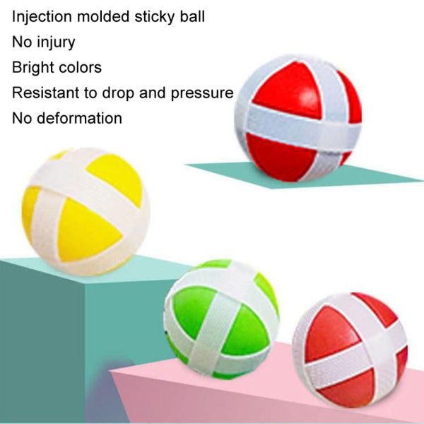 Kindergarten Indoor Outdoor Sticky Target Ball Toys With 12 Balls