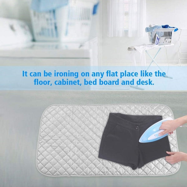 Home Ironing Mat Thickened High Temperature Resistant Anti-Slip Ironing Board, Magnetic, No Magnet