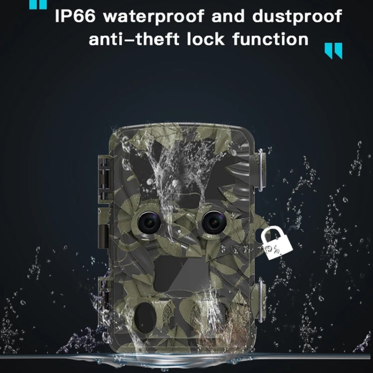 H8201 4K Dual Lens Infrared Camera 32MP HD Night Vision Monitoring Animal Field Outdoor Camera