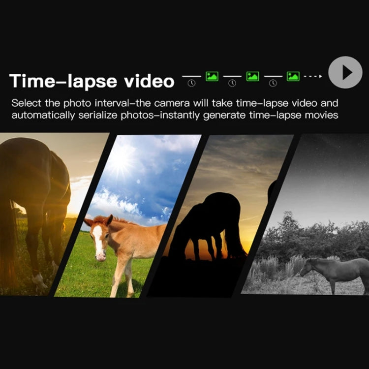 H8201 4K Dual Lens Infrared Camera 32MP HD Night Vision Monitoring Animal Field Outdoor Camera