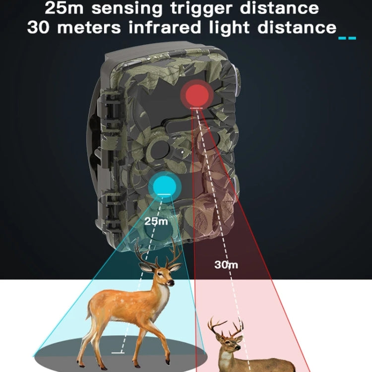 H8201 4K Dual Lens Infrared Camera 32MP HD Night Vision Monitoring Animal Field Outdoor Camera