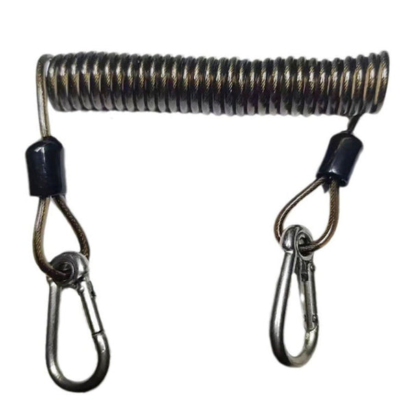 304 Stainless Steel Diving Camera Anti-lost Strap Motorcycle Anti-theft Rope, Random Color Delivery