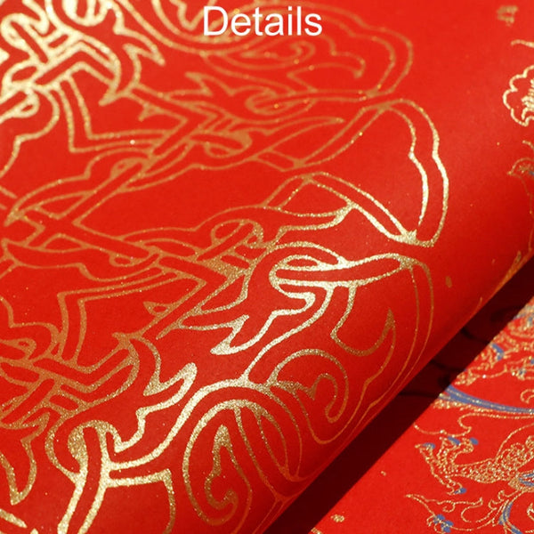 20pcs /Pack  Blank Spring Festival Couplets Lucky Character Paper, 34 x 34cm