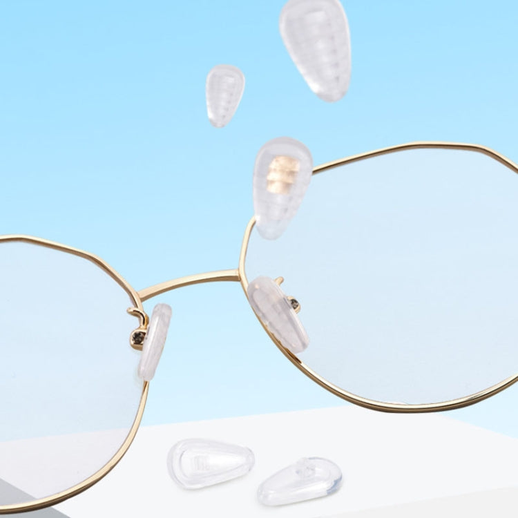 25pairs Eyeglasses Airbag Nosepiece Silicone Soft Nose Pad Universal Accessory, Medium, Large, Non-Slip