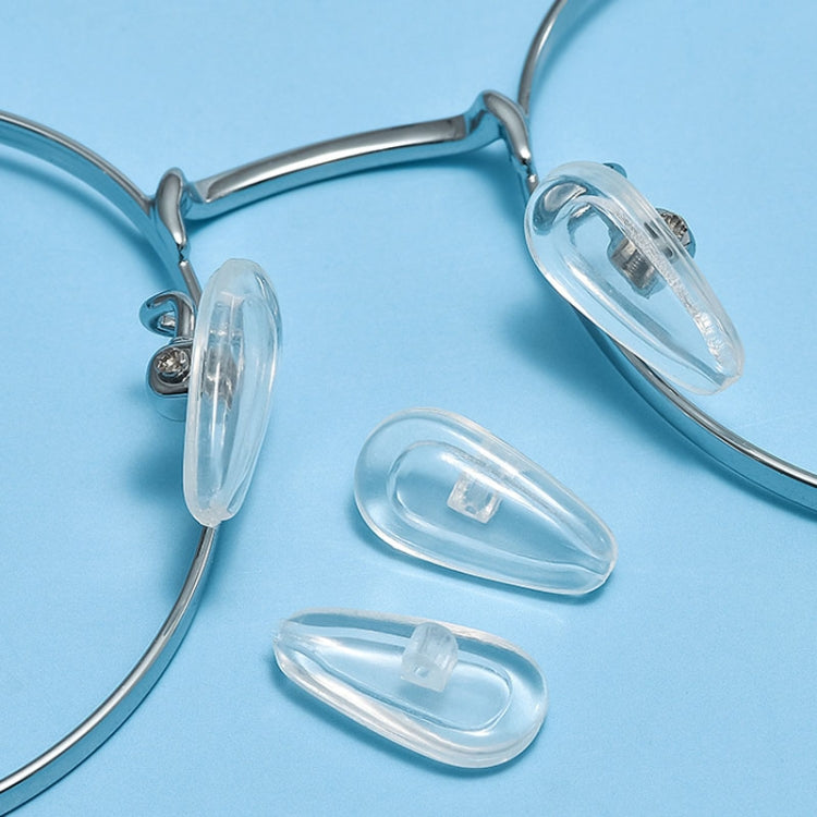 25pairs Eyeglasses Airbag Nosepiece Silicone Soft Nose Pad Universal Accessory, Medium, Large, Non-Slip