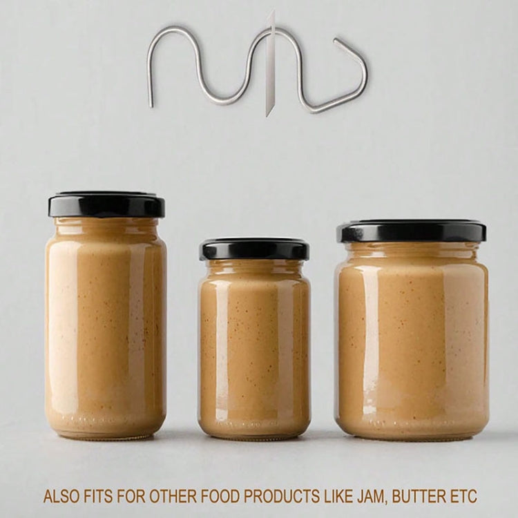 Stainless Steel Peanut Butter Stirrer Food Grade Material Kitchen Butter Jam Stirring Tool, Regular Model, Updated Model