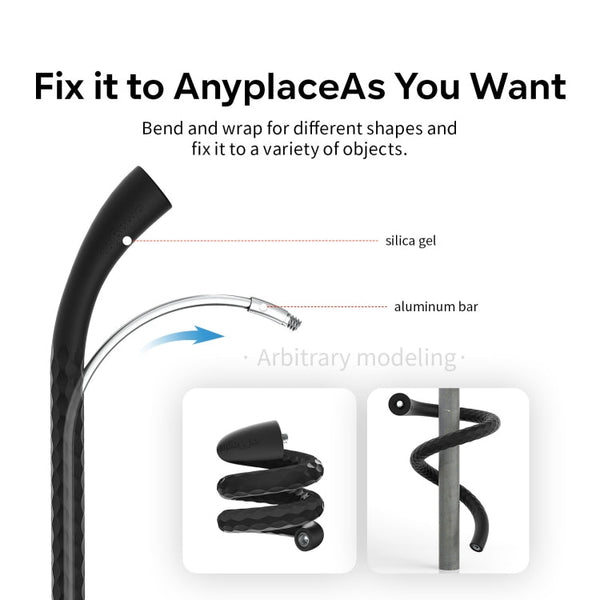 aMagisn AM10 Flexible Stand Octopus Sports Camera Cycling Vlog Accessories