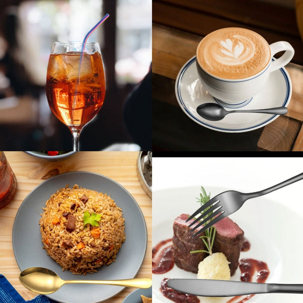 Portable Stainless Steel Cutlery Set Outdoor Picnic Knife And Fork Tool With Storage Bag