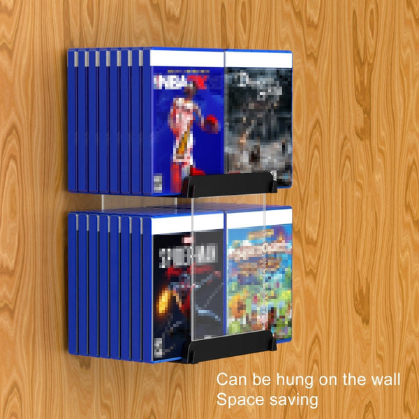 Game Card CD Disk Storage Bracket Wall Mounted Storage CD Case