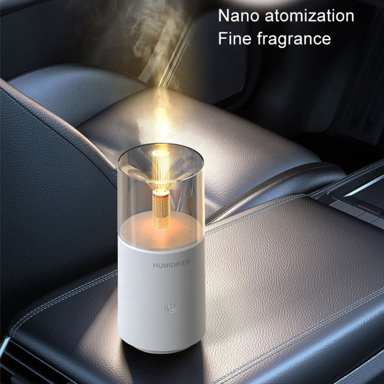 Candle Flame Aromatherapy Diffuser Automatic Scent Sprayer Mini Ambiance Candle Light Humidifier