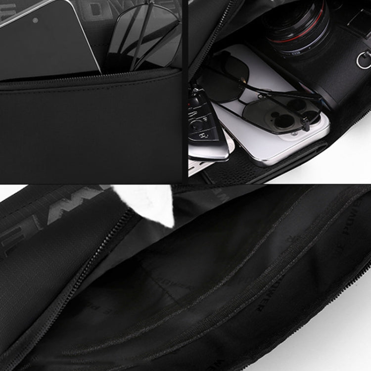 WEPOWER Men Casual Single Shoulder Crossbody Bag Functional Style Chest Bag