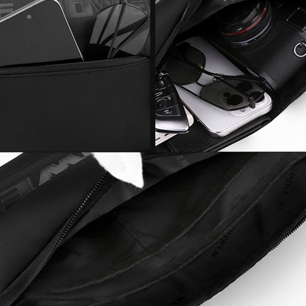 WEPOWER Men Casual Single Shoulder Crossbody Bag Functional Style Chest Bag