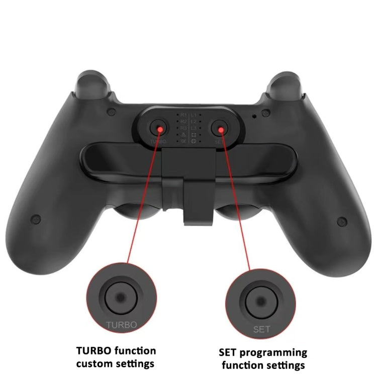 For PS4 Controller Back Button Attachment Programmable & TURBO Function