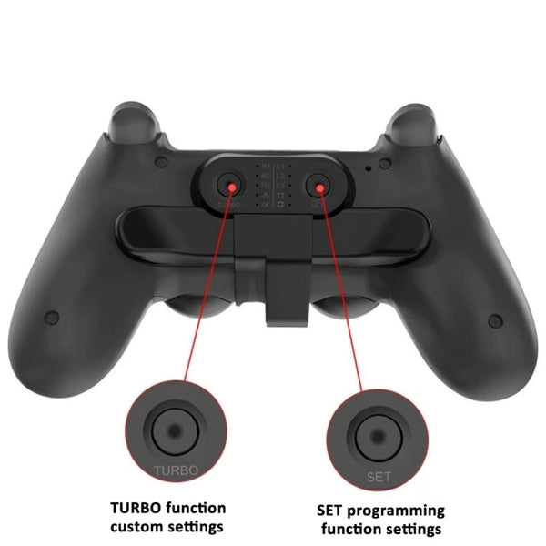 For PS4 Controller Back Button Attachment Programmable & TURBO Function