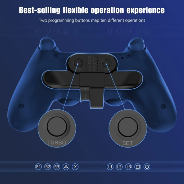 For PS4 Controller Back Button Attachment Programmable & TURBO Function