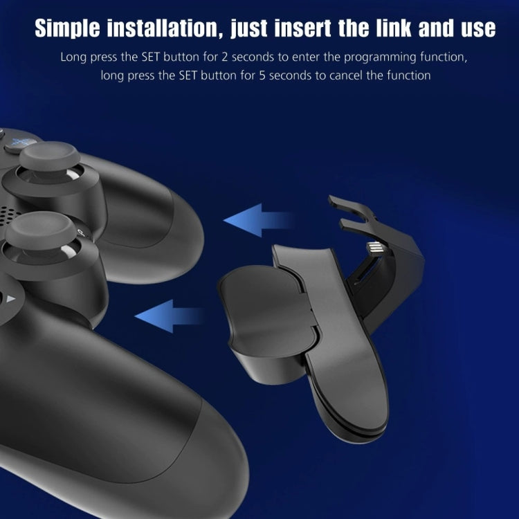 For PS4 Controller Back Button Attachment Programmable & TURBO Function