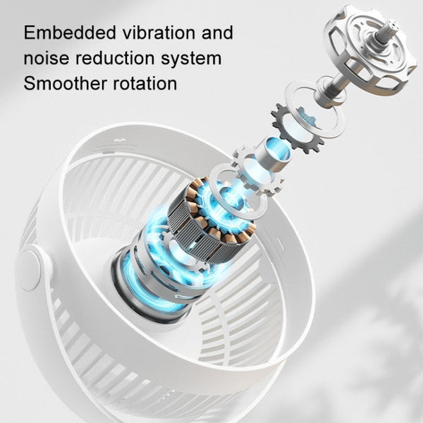 JisuLife FA29A Clip Desktop Mini Fan Portable USB Rechargeable Fan