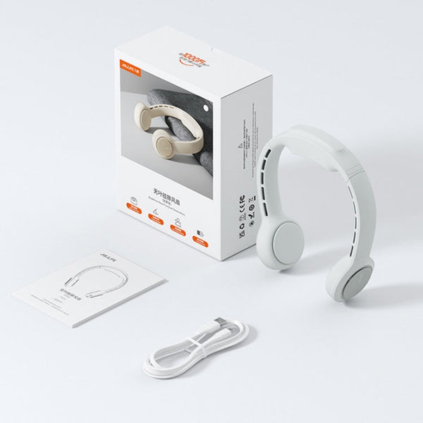 JisuLife FA31 USB Rechargeable Hanging Neck Mini Fan Bladeless Cooling Outdoor High Wind Power Electric Fan