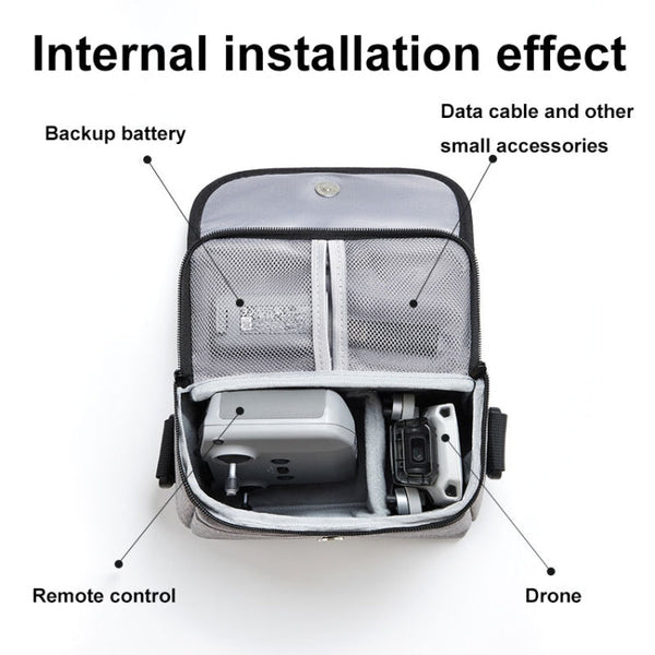 For DJI Mini 4 Pro Baona BN-H016 Portable Waterproof Crossbody Drones Storage Bag