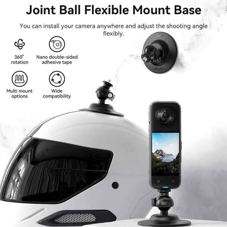 AMagisn Flexible Adhesive Mount for DJI / GoPro HERO / Insta360 Action Camera