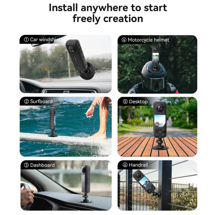 AMagisn Flexible Adhesive Mount for DJI / GoPro HERO / Insta360 Action Camera