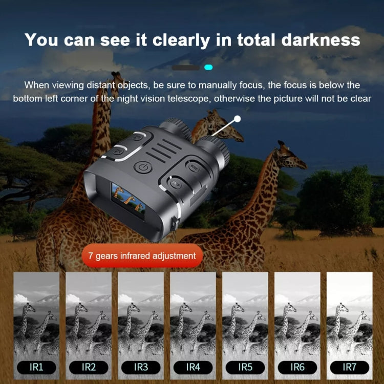 2.4-Inch Screen 5X Zoom HD 1080P Binocular Infrared Night Vision Device