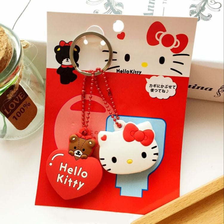2pcs / Set Multi-Pattern Cartoon Keychain Lovely Key Hangers