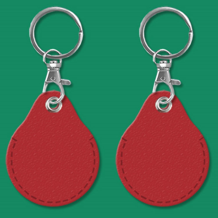 2pcs Cute Sensor Access Door Card Cover Keychain Elevator Water Drops Round Key Holder, Black, Pink, Wine Red, Pinch Winnie the Pooh, Pinch Strawberry Bear, Purple Rabbit, Cookie Doraemon, Fortune Cat, Circus, Starry Bear, Starry Bunny, Rich Woman Red ...