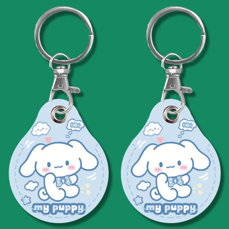 2pcs Cute Sensor Access Door Card Cover Keychain Elevator Water Drops Round Key Holder, Fortune Tiger, Pepsi Doraemon, Three Capybaras, Crocodile Bara, Lina Belle, Congratulations, Bow Tie Bear, English Winnie the Pooh, English Lotso, Melody           ...