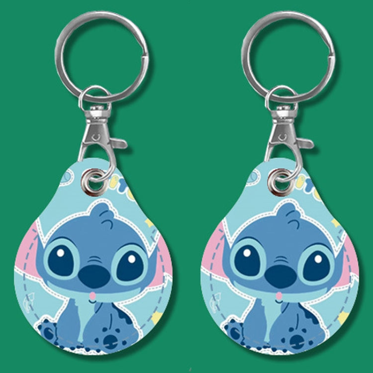 2pcs Cute Sensor Access Door Card Cover Keychain Elevator Water Drops Round Key Holder, Fortune Tiger, Pepsi Doraemon, Three Capybaras, Crocodile Bara, Lina Belle, Congratulations, Bow Tie Bear, English Winnie the Pooh, English Lotso, Melody           ...
